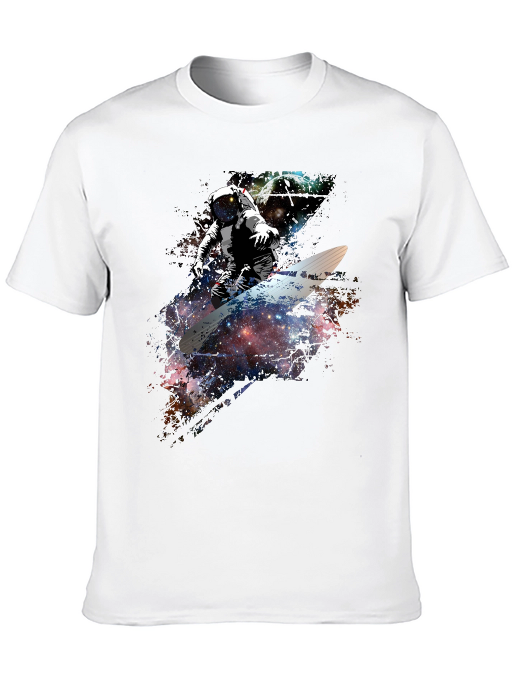 Space Surfer Graphic T-Shirt
