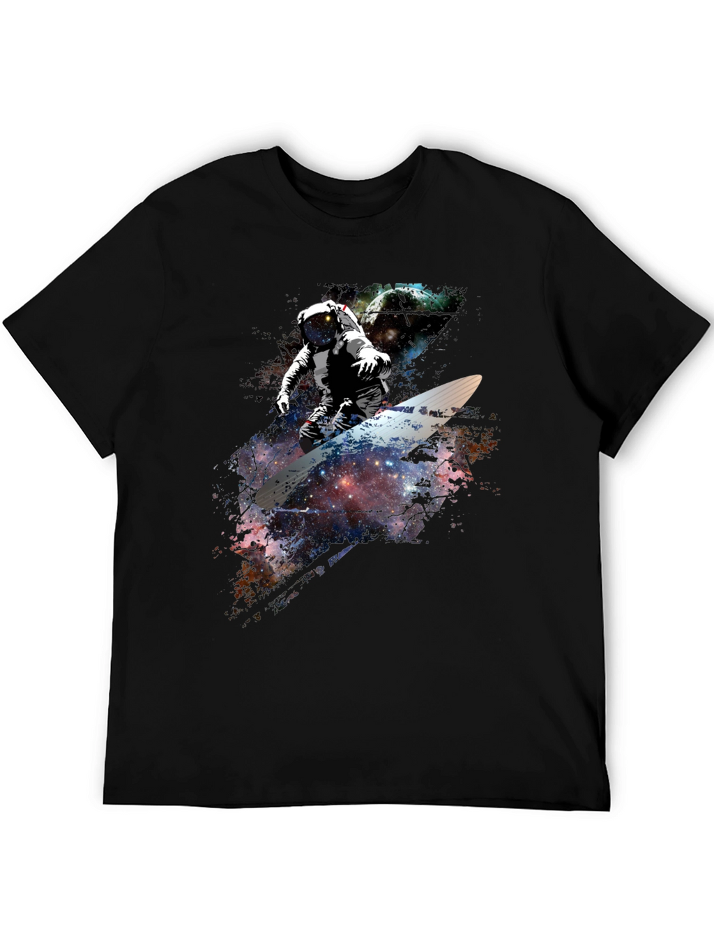 Space Surfer Graphic T-Shirt