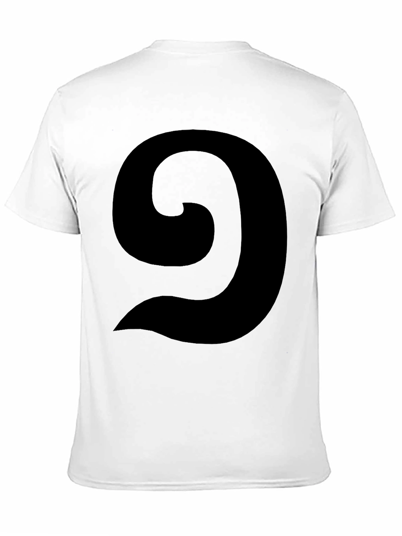 Abstract Swirl Graphic Black T-Shirt - Casual Style