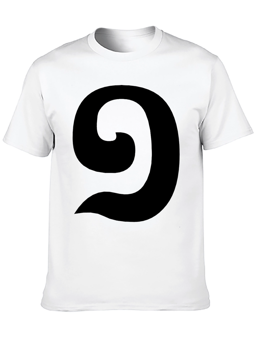 Abstract Swirl Graphic Black T-Shirt - Casual Style