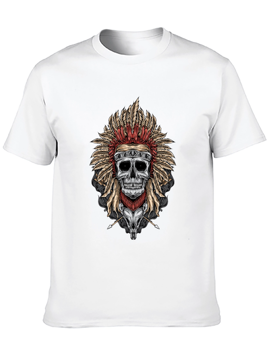 Skull Chief T-Shirt - Dark Graphic Tee
