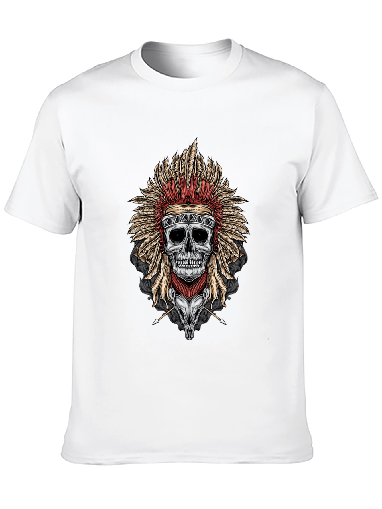 Skull Chief T-Shirt - Dark Graphic Tee