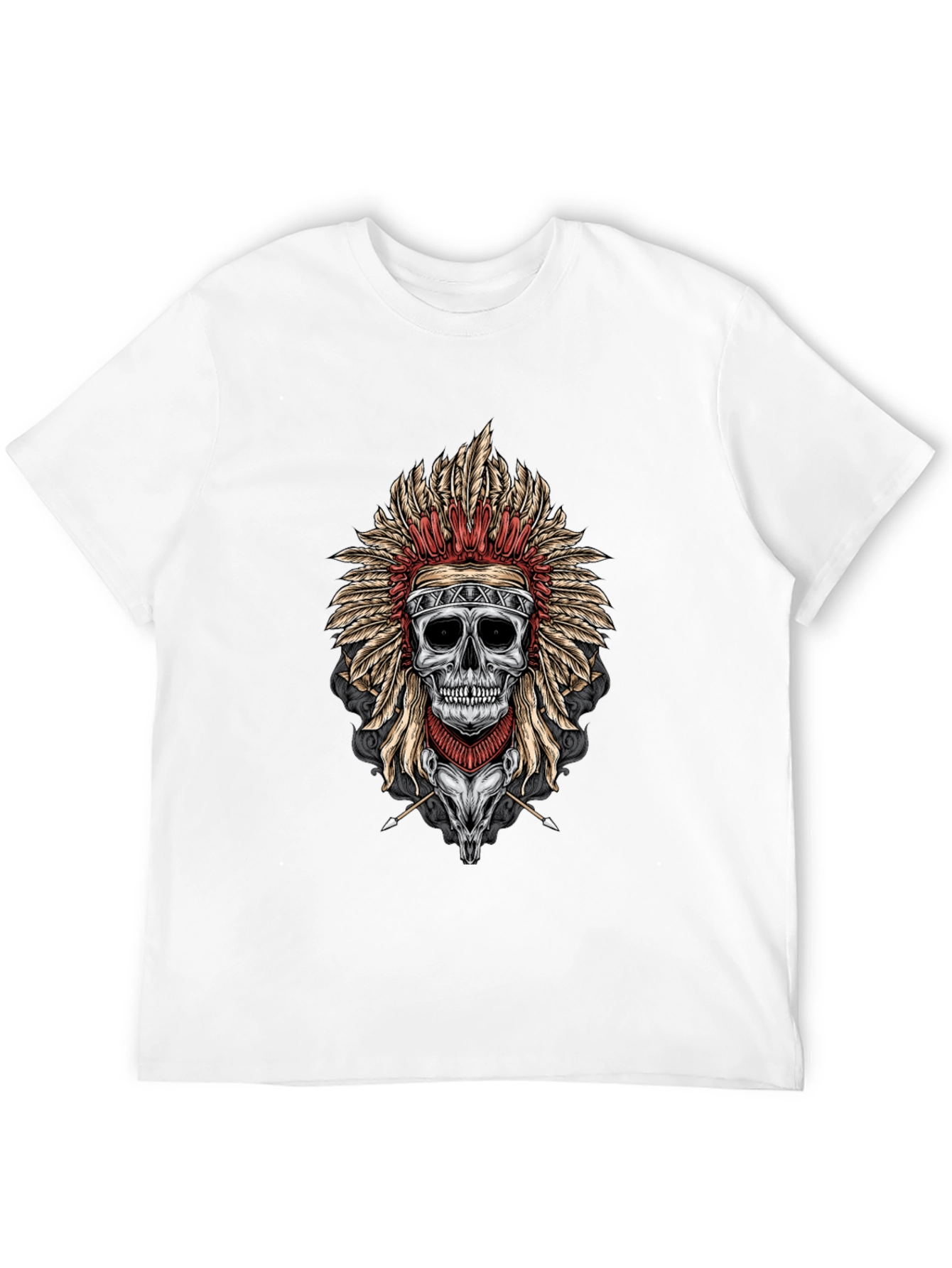 Skull Chief T-Shirt - Dark Graphic Tee