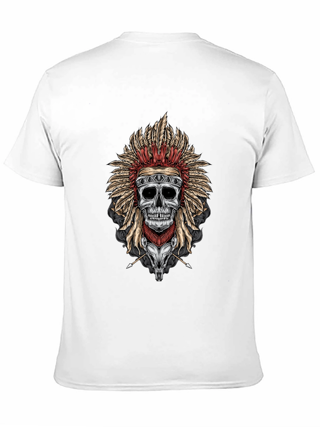 Skull Chief T-Shirt - Dark Graphic Tee