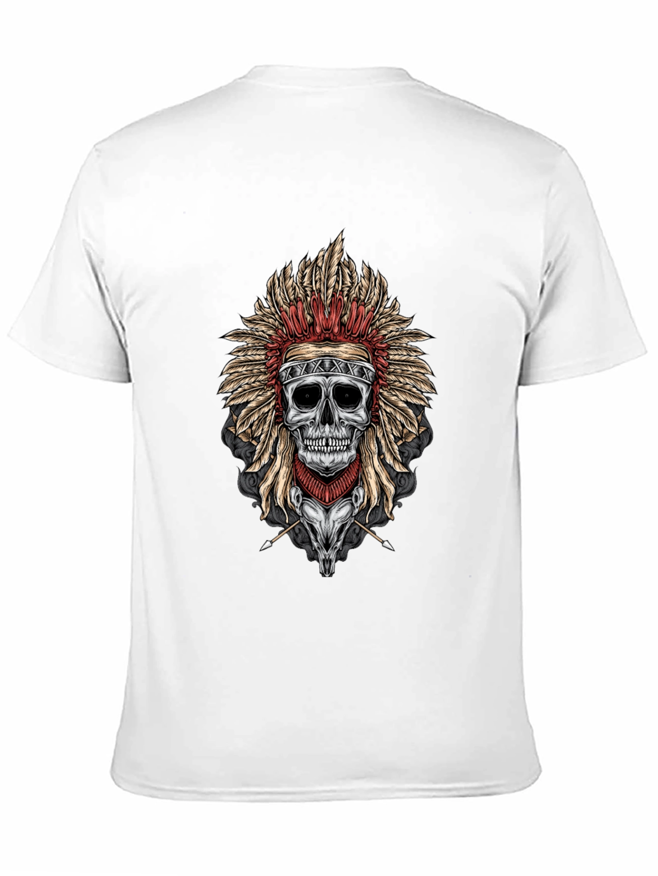 Skull Chief T-Shirt - Dark Graphic Tee