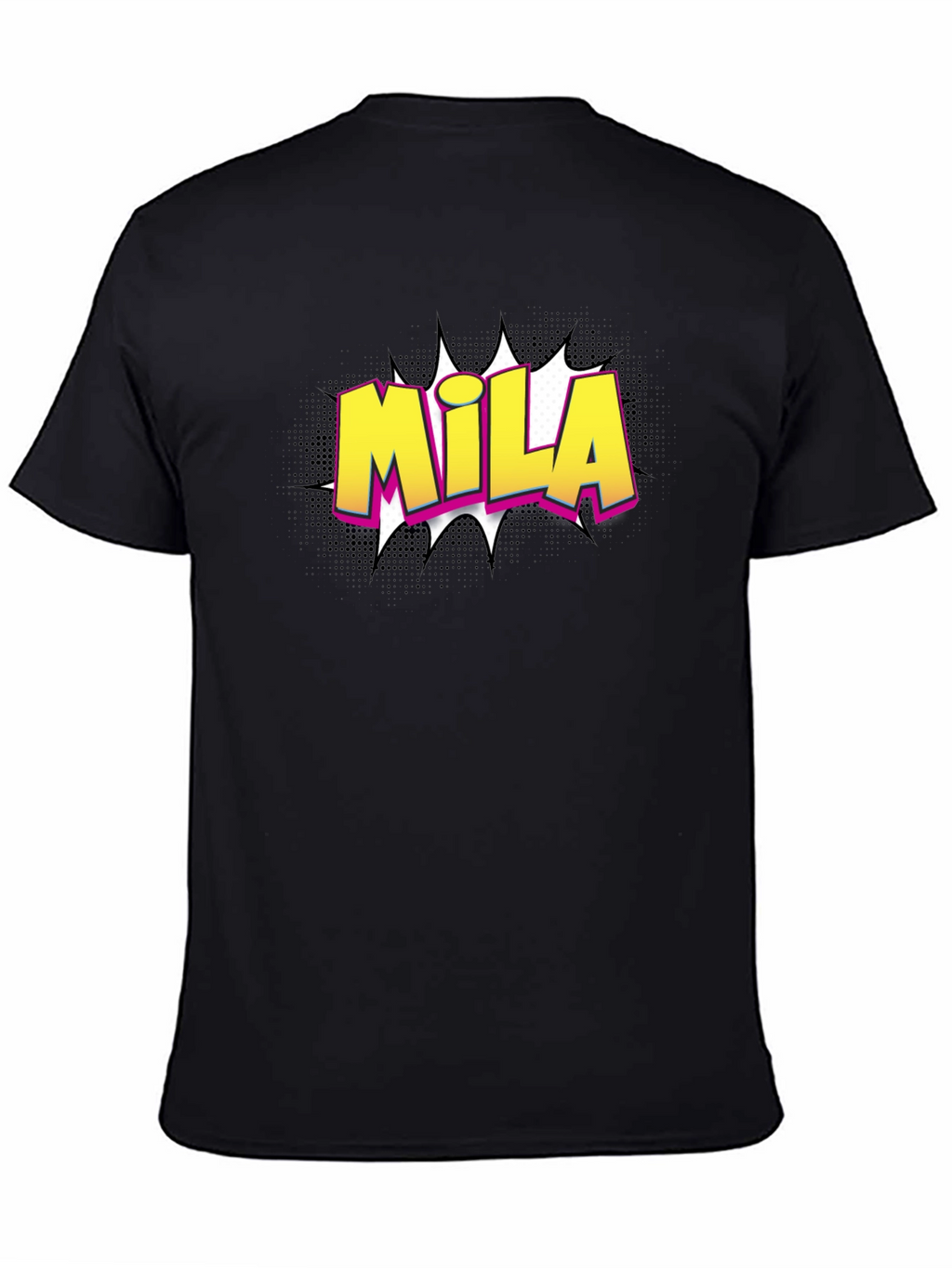 Mila Comic Style T-Shirt - Cool Custom Name Tee