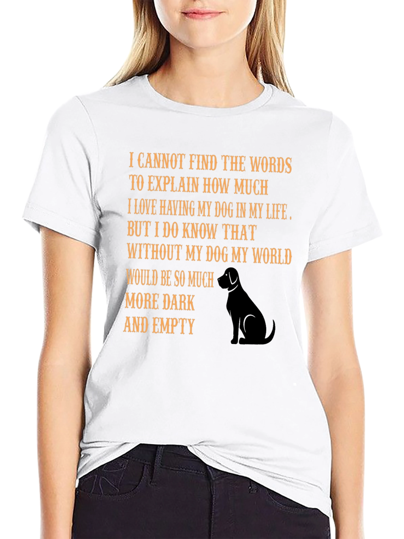 Dog Lovers T-Shirt: Heartfelt Message