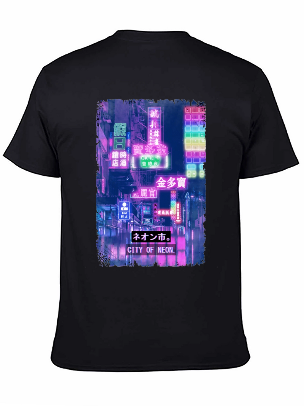 City of Neon T-Shirt - Retro Japanese Aesthetic