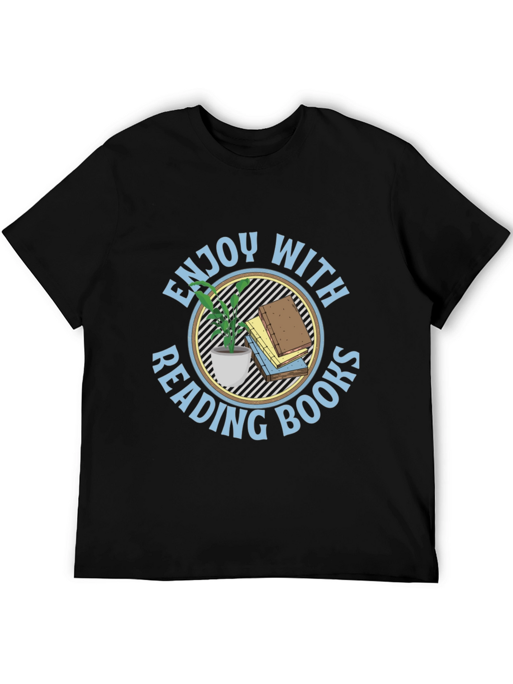 Enjoy Reading Books Black T-Shirt