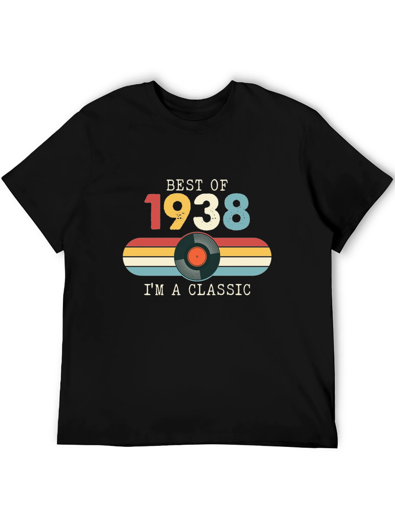 Best of 1938 Classic Vinyl Record T-Shirt