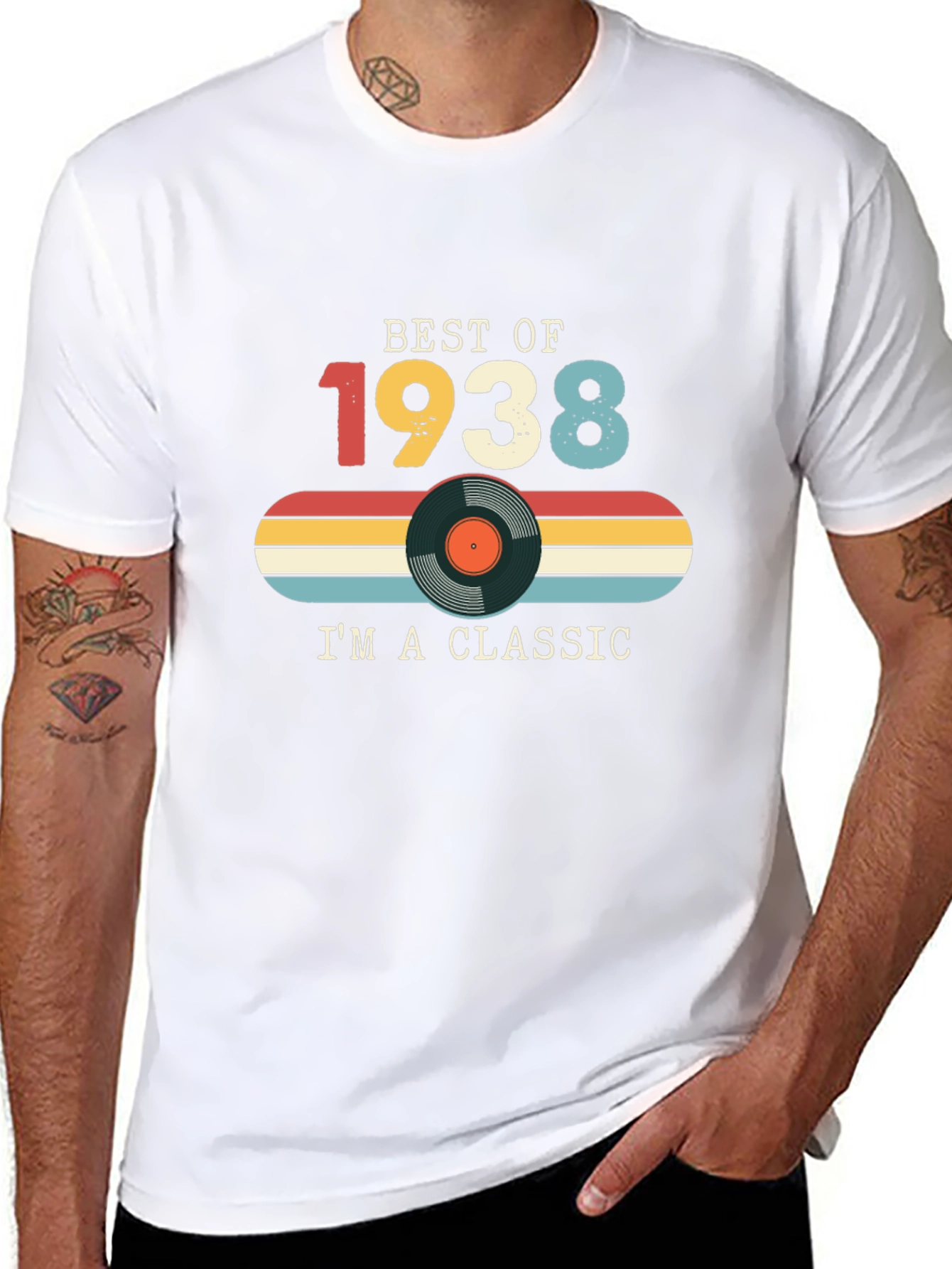 Best of 1938 Classic Vinyl Record T-Shirt