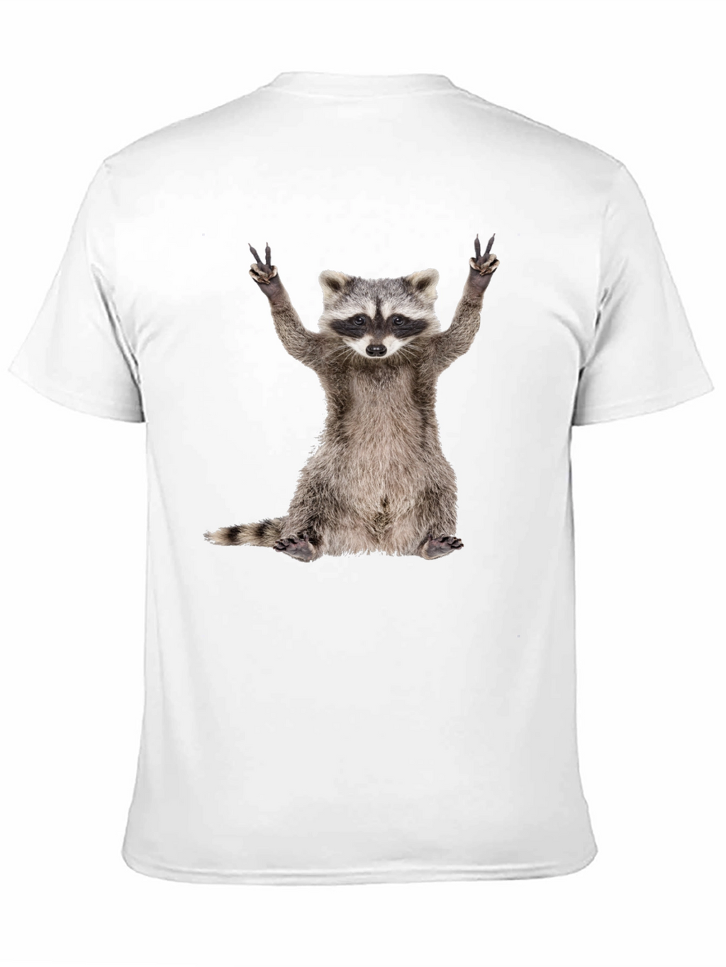 Peace Out Raccoon Graphic Tee