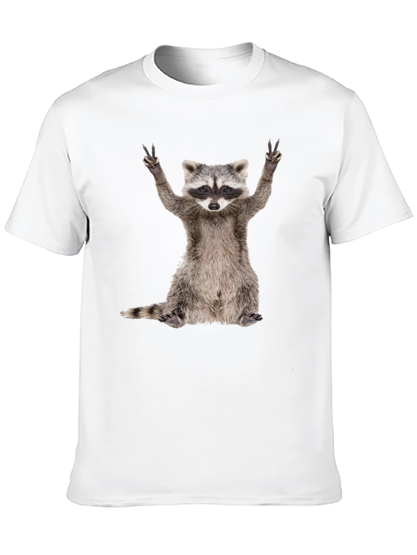 Peace Out Raccoon Graphic Tee