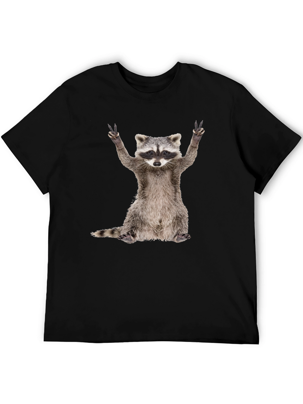 Peace Out Raccoon Graphic Tee