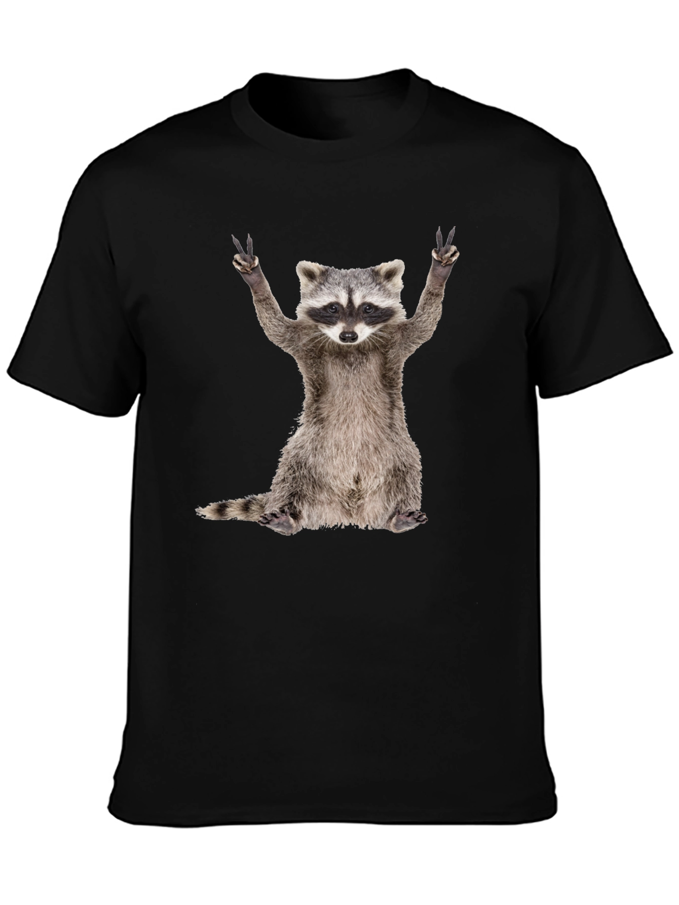 Peace Out Raccoon Graphic Tee