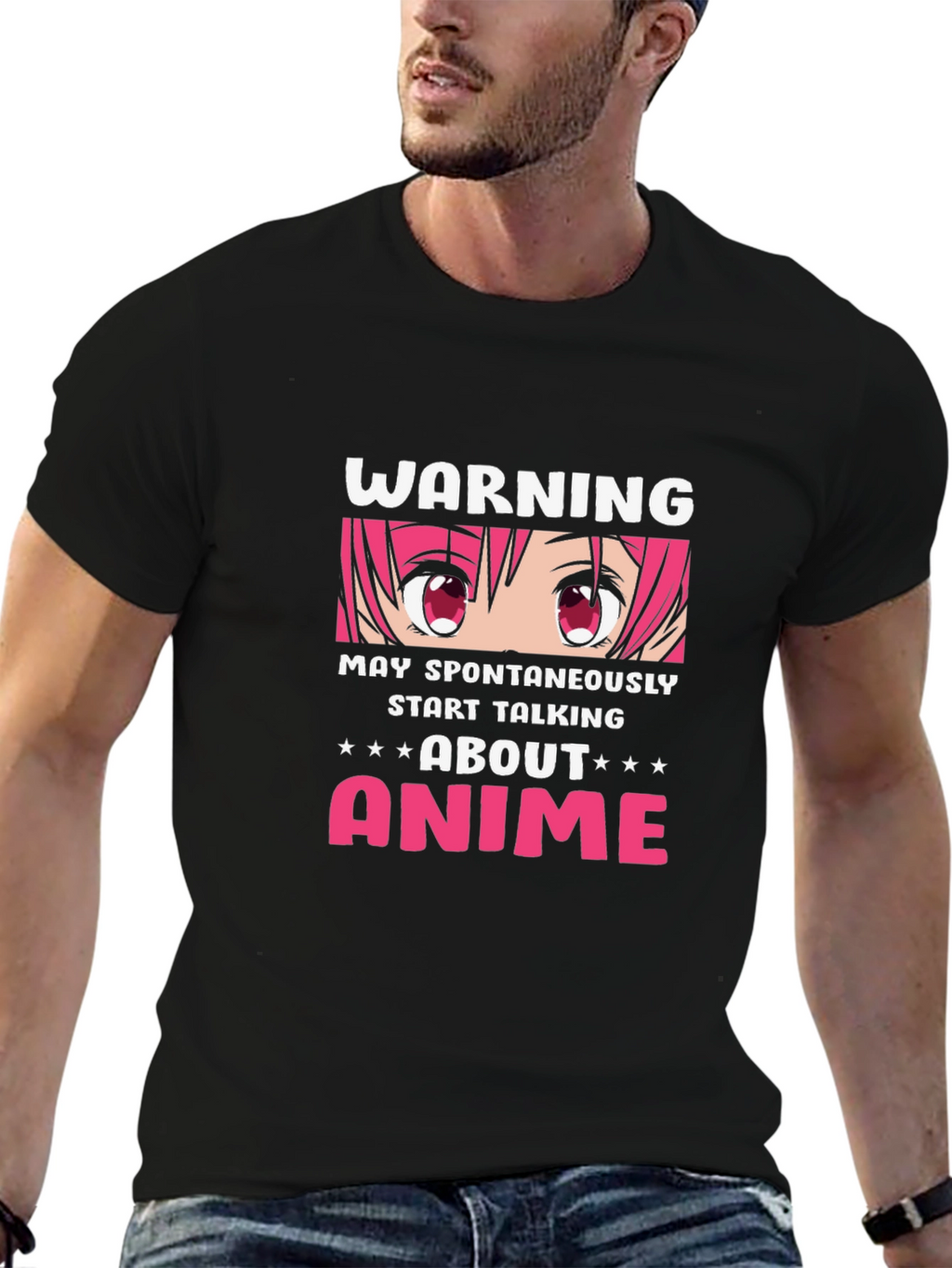 Anime Warning T-Shirt - May Spontaneously Start Talking