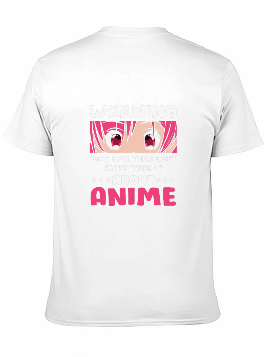 Anime Warning T-Shirt - May Spontaneously Start Talking