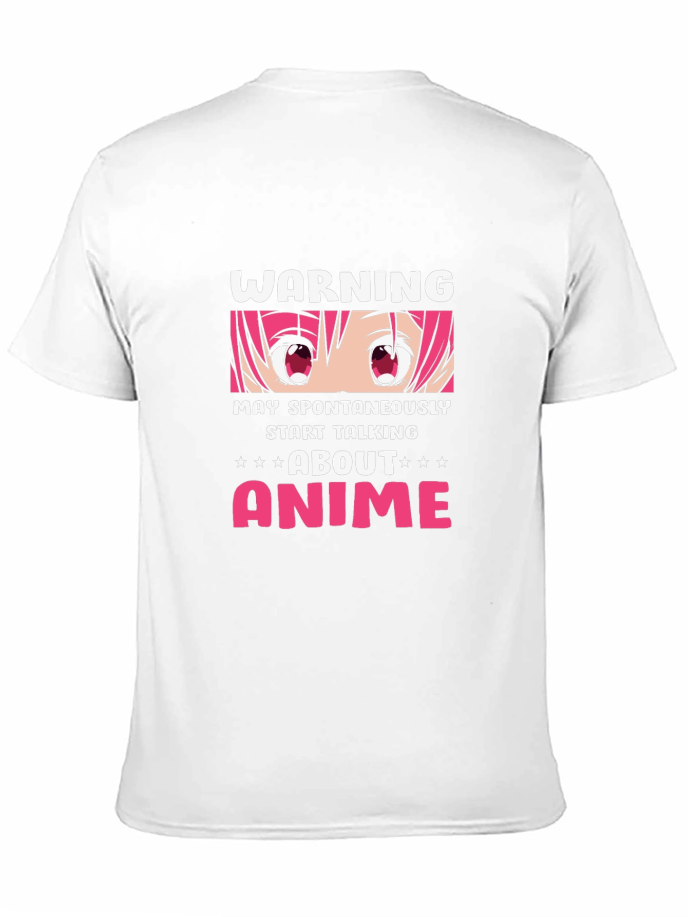 Anime Warning T-Shirt - May Spontaneously Start Talking