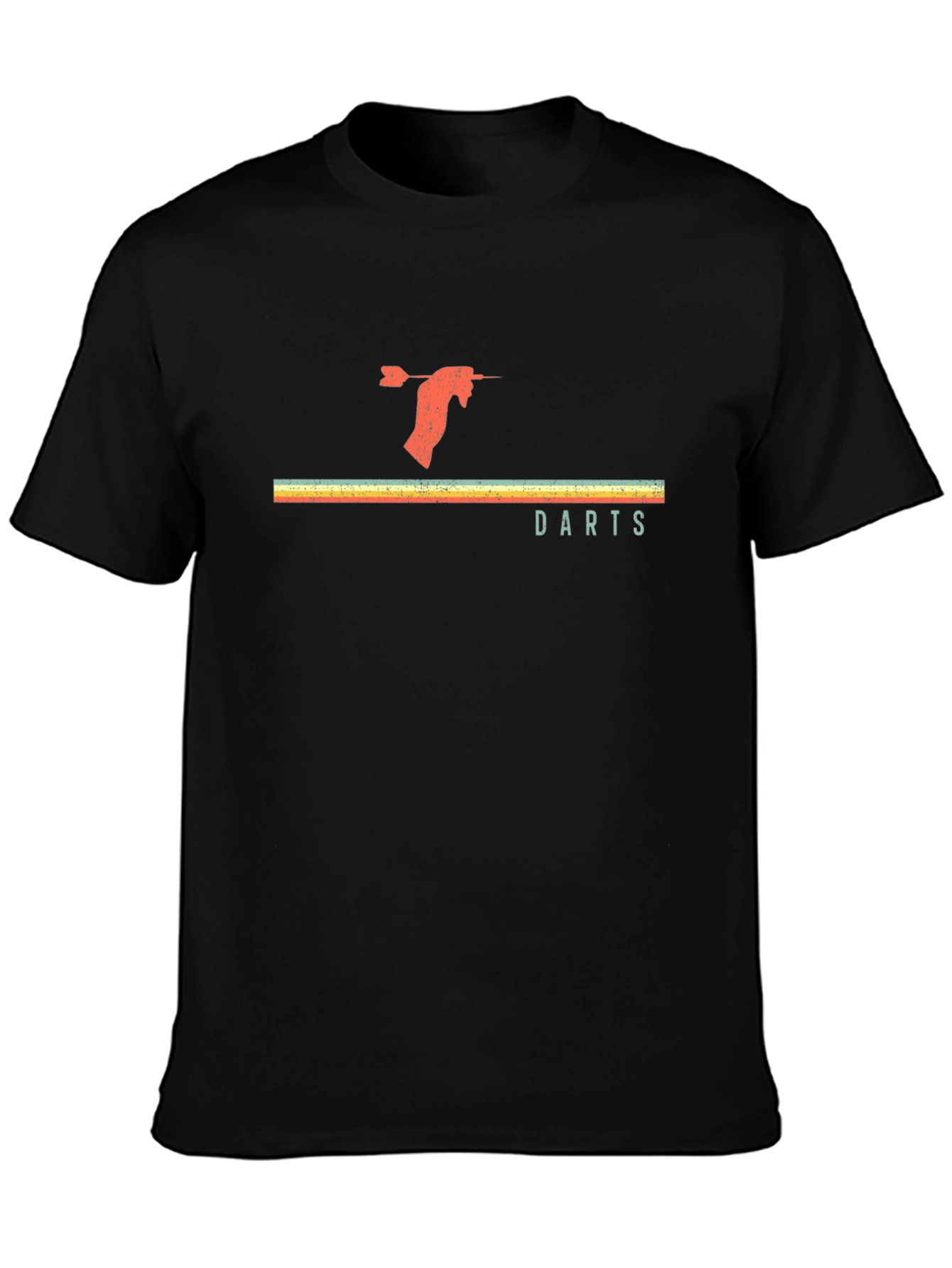 Retro Darts T-Shirt - Vintage Style Dart Throwing Tee