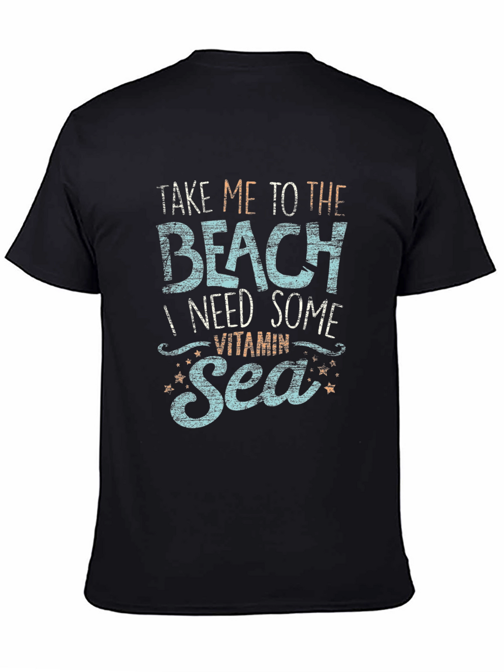 Beach Vitamin Sea Graphic Tee - Black