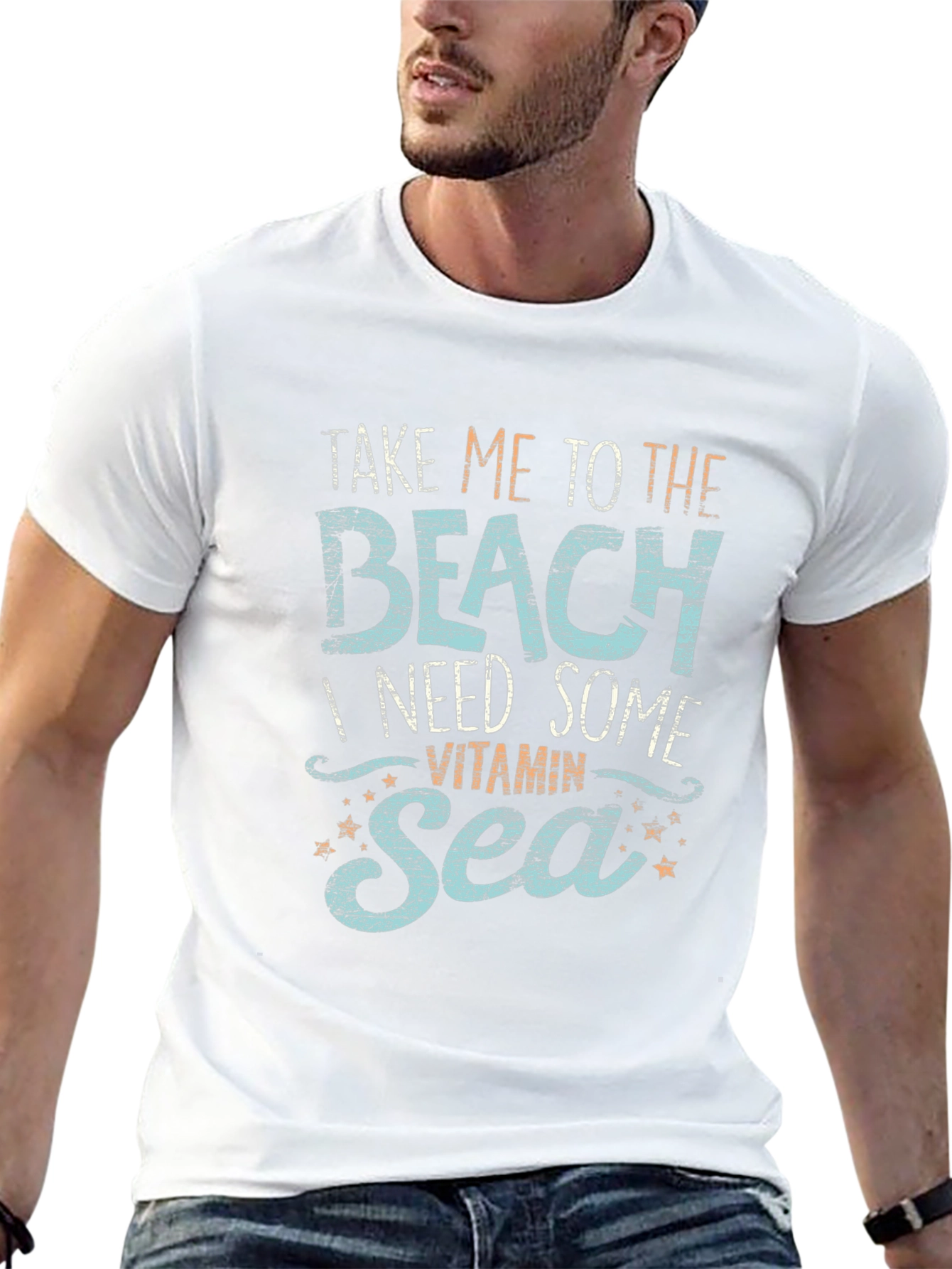 Beach Vitamin Sea Graphic Tee - Black