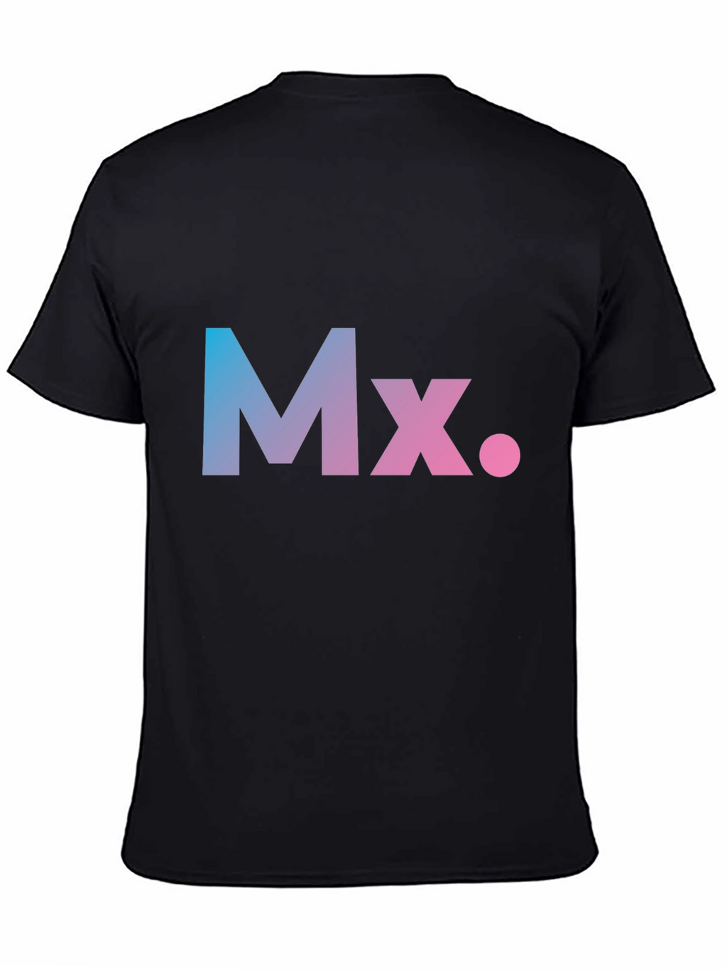Gradient Mx. Graphic Black T-Shirt