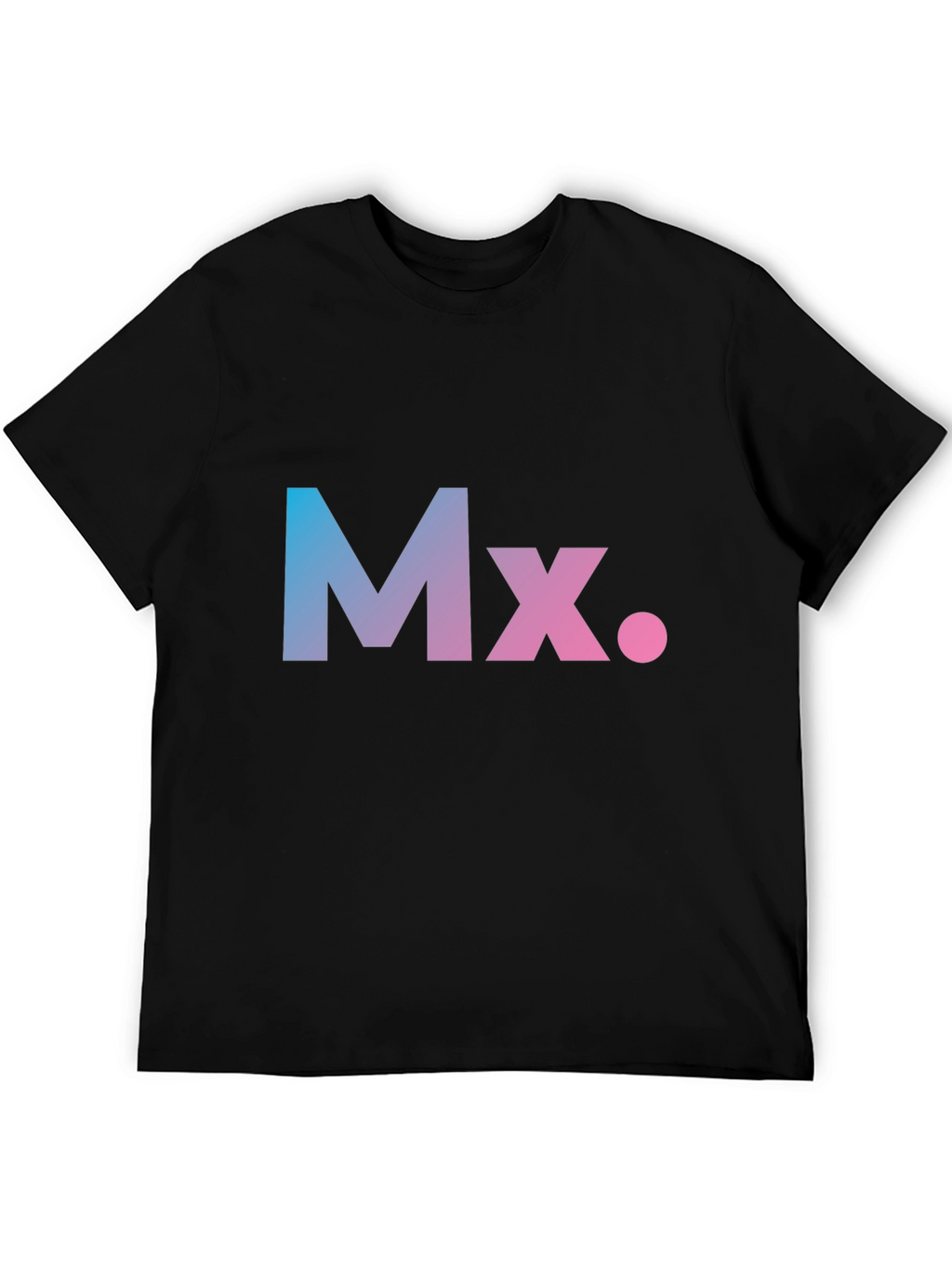 Gradient Mx. Graphic Black T-Shirt