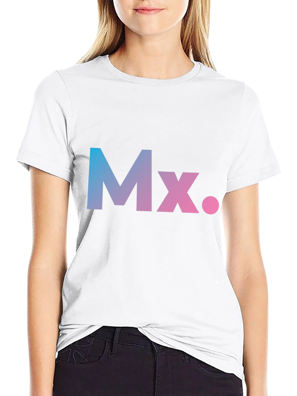 Gradient Mx. Graphic Black T-Shirt
