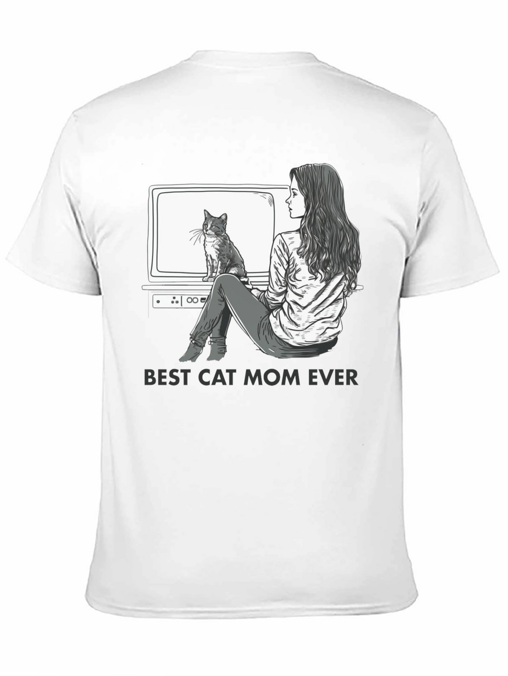Best Cat Mom Ever Graphic T-Shirt - Unisex Fit