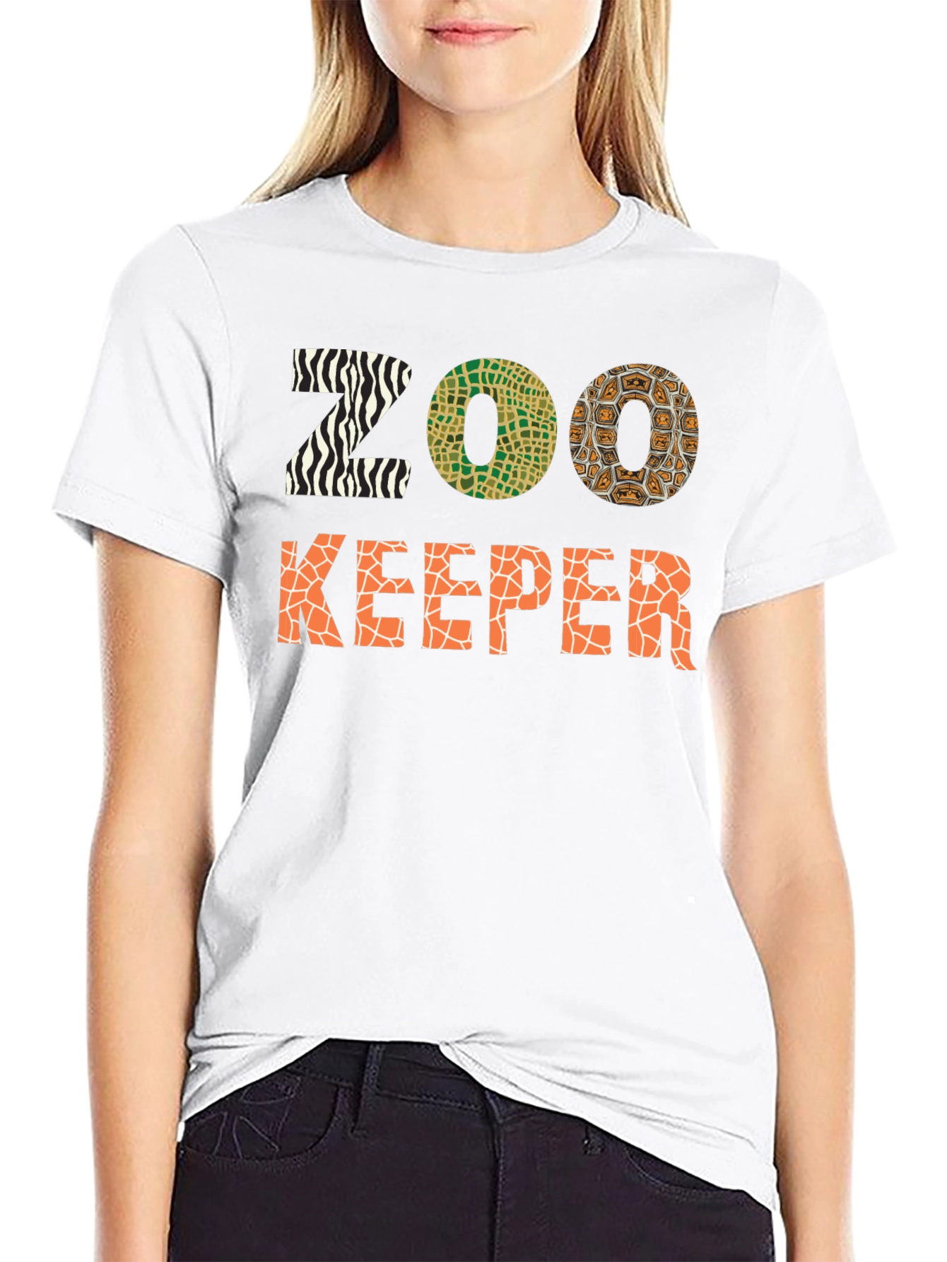 Zoo Keeper Animal Print T-Shirt