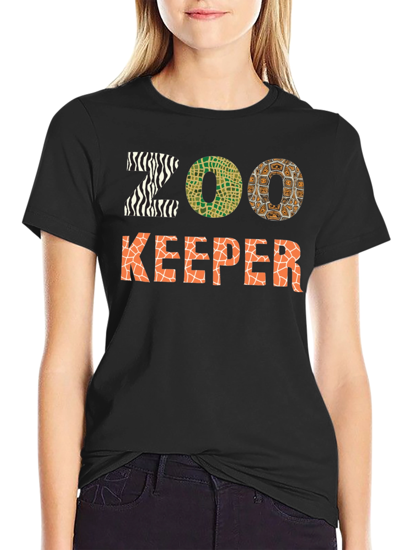Zoo Keeper Animal Print T-Shirt