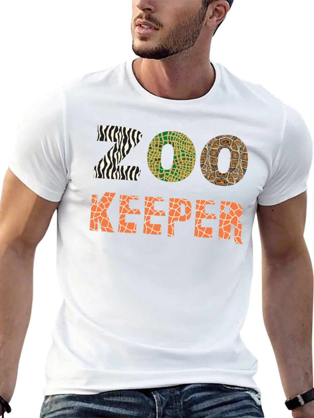 Zoo Keeper Animal Print T-Shirt