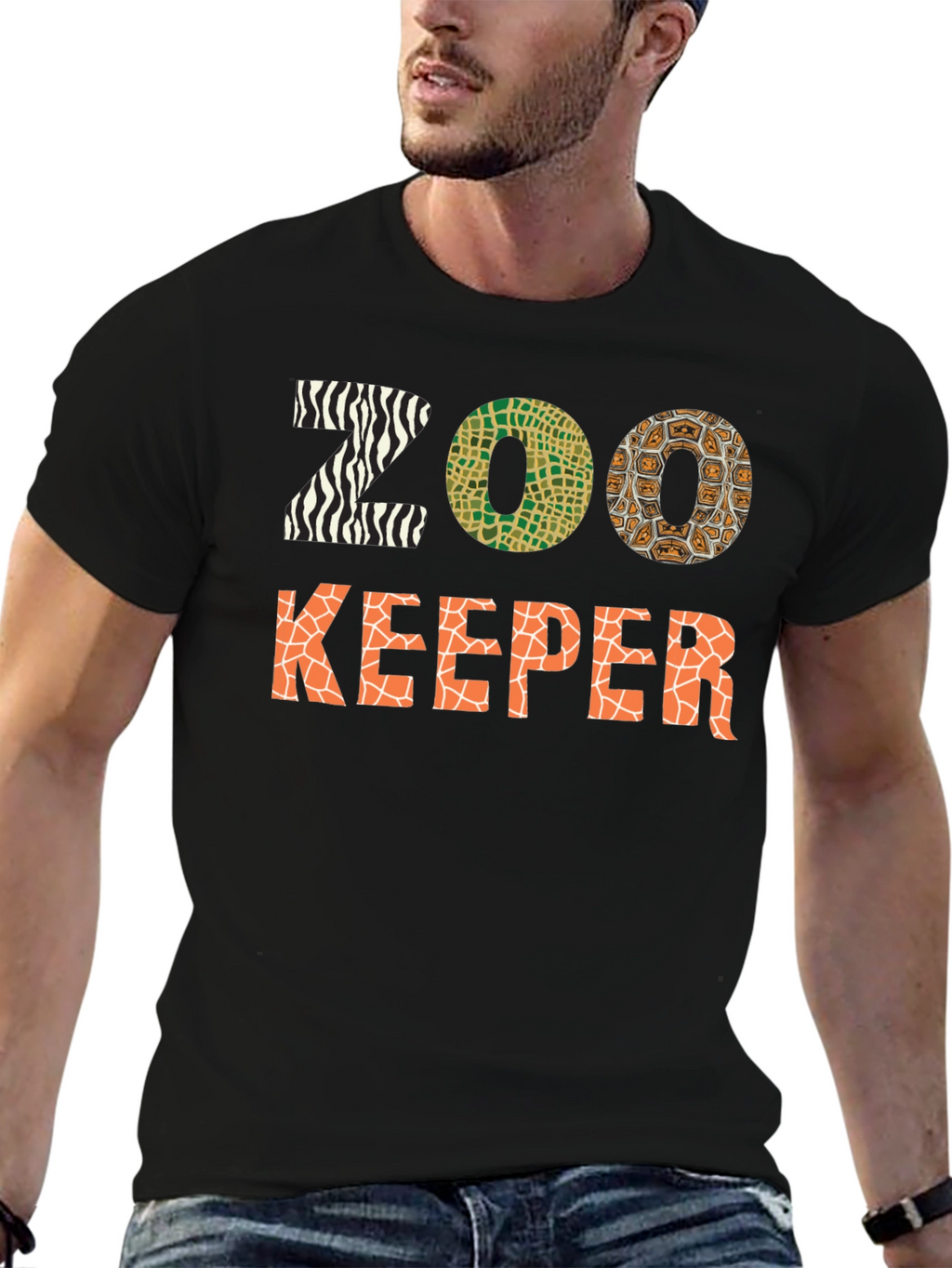 Zoo Keeper Animal Print T-Shirt