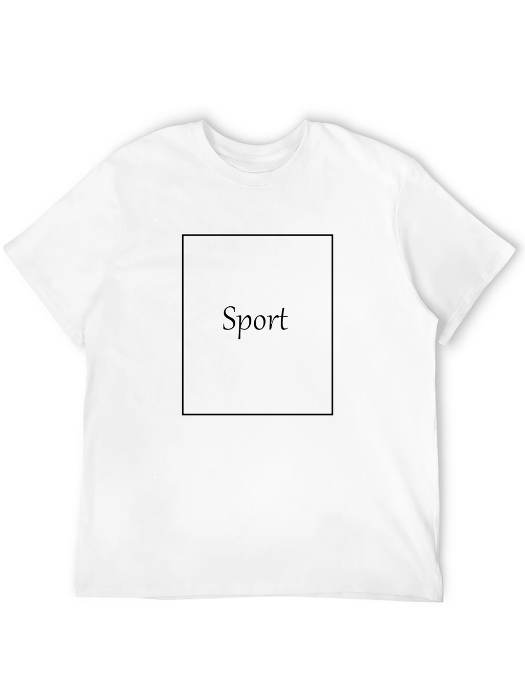 Mens Black Sport T-Shirt - Classic Fit