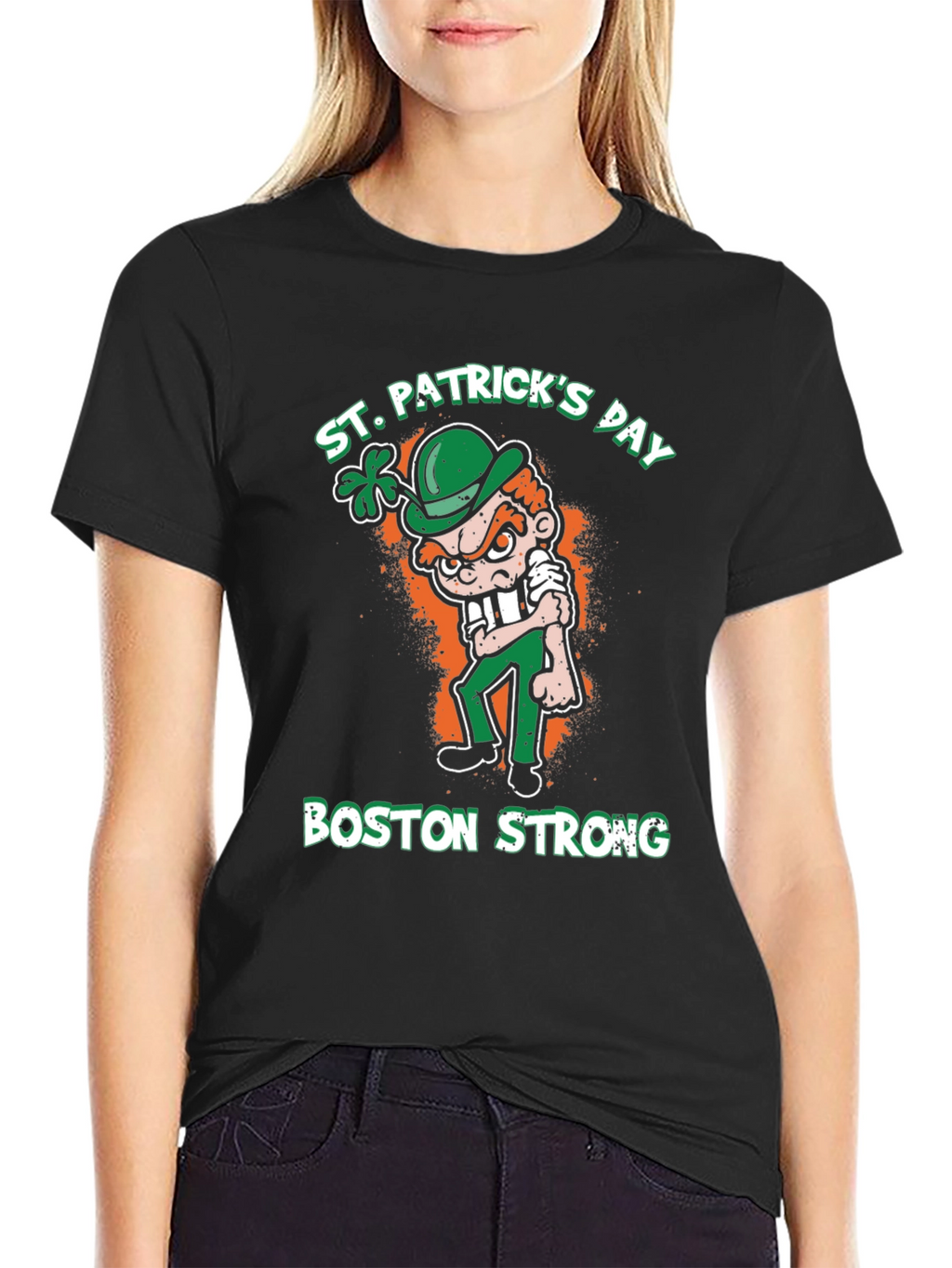 St. Patricks Day Boston Strong T-Shirt