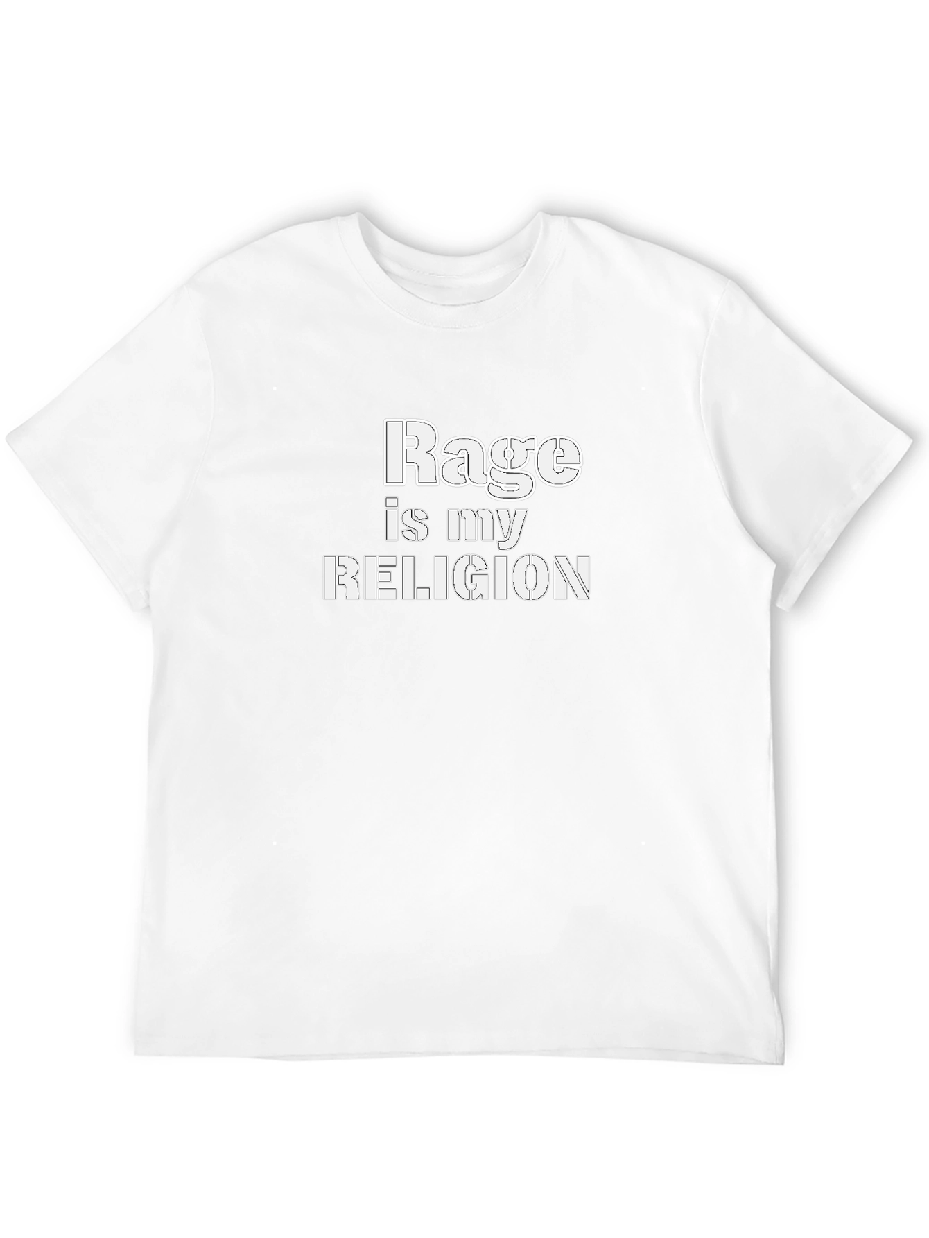 Rage is My Religion Graphic Tee - Black