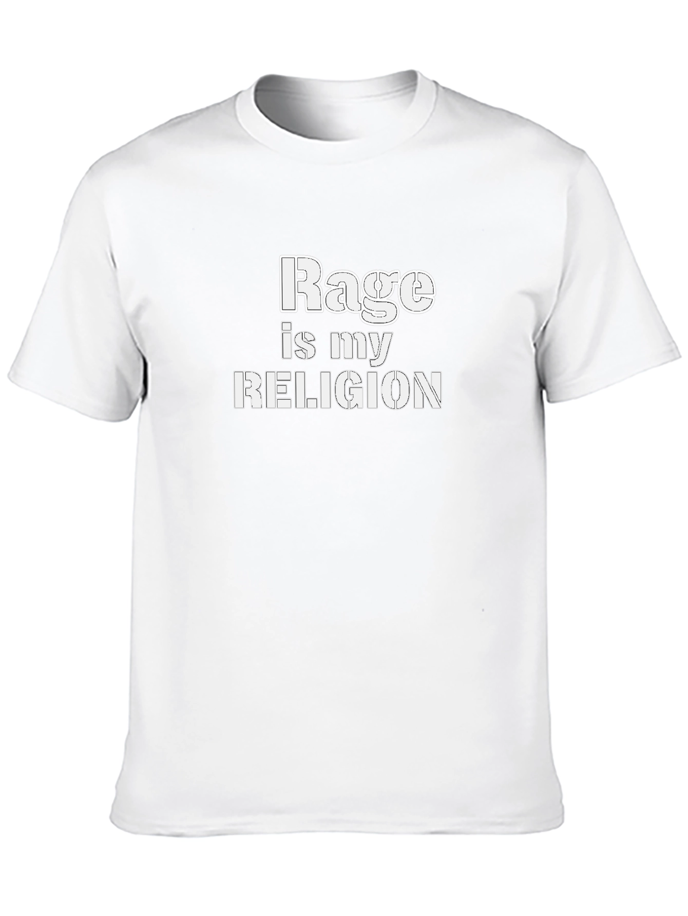 Rage is My Religion Graphic Tee - Black