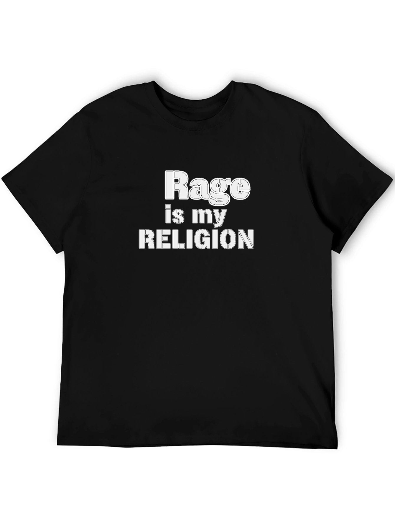 Rage is My Religion Graphic Tee - Black
