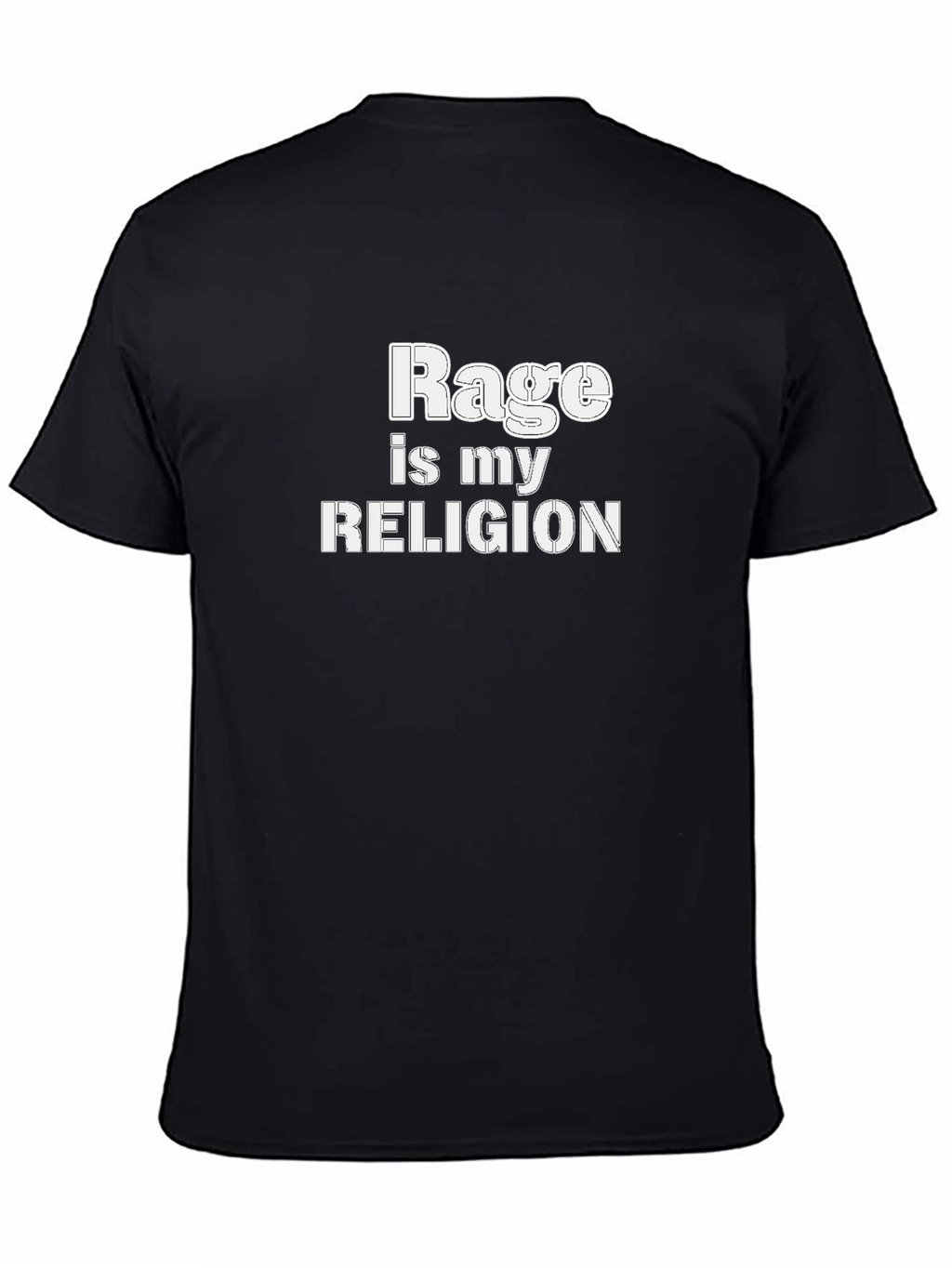 Rage is My Religion Graphic Tee - Black