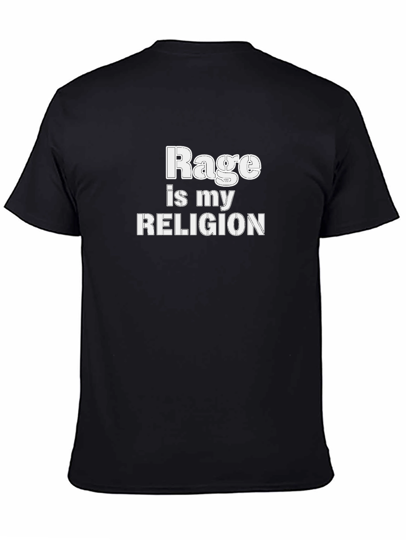 Rage is My Religion Graphic Tee - Black