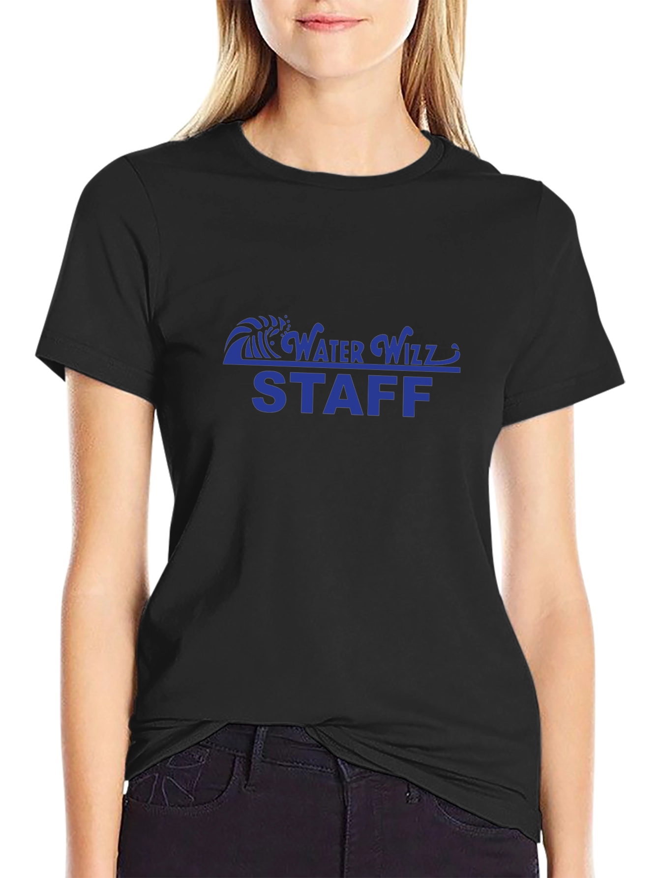 Water Wizz Staff T-Shirt - Black