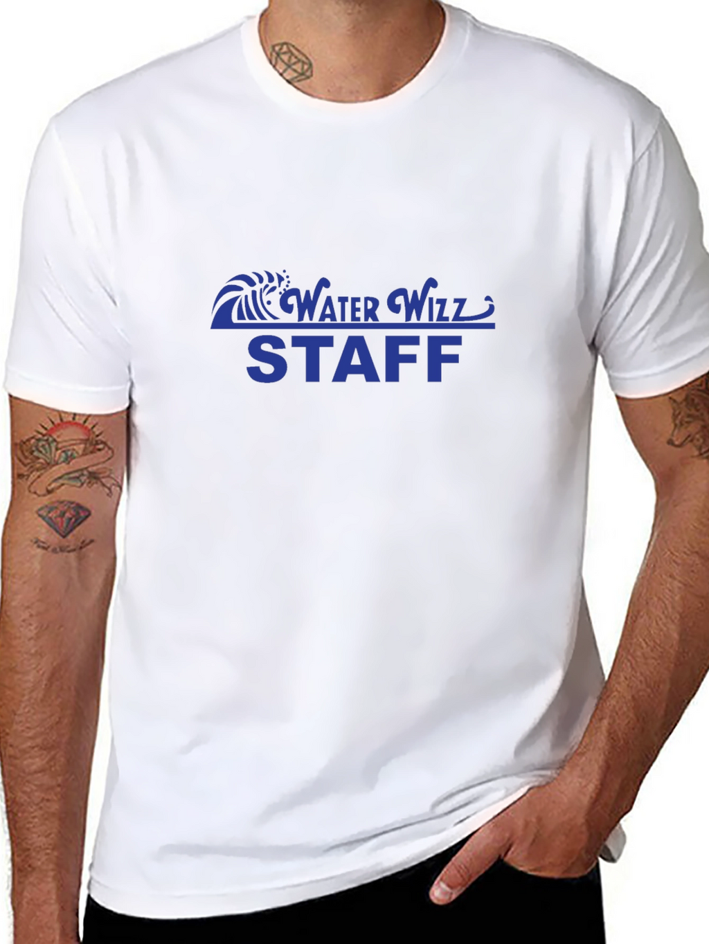 Water Wizz Staff T-Shirt - Black