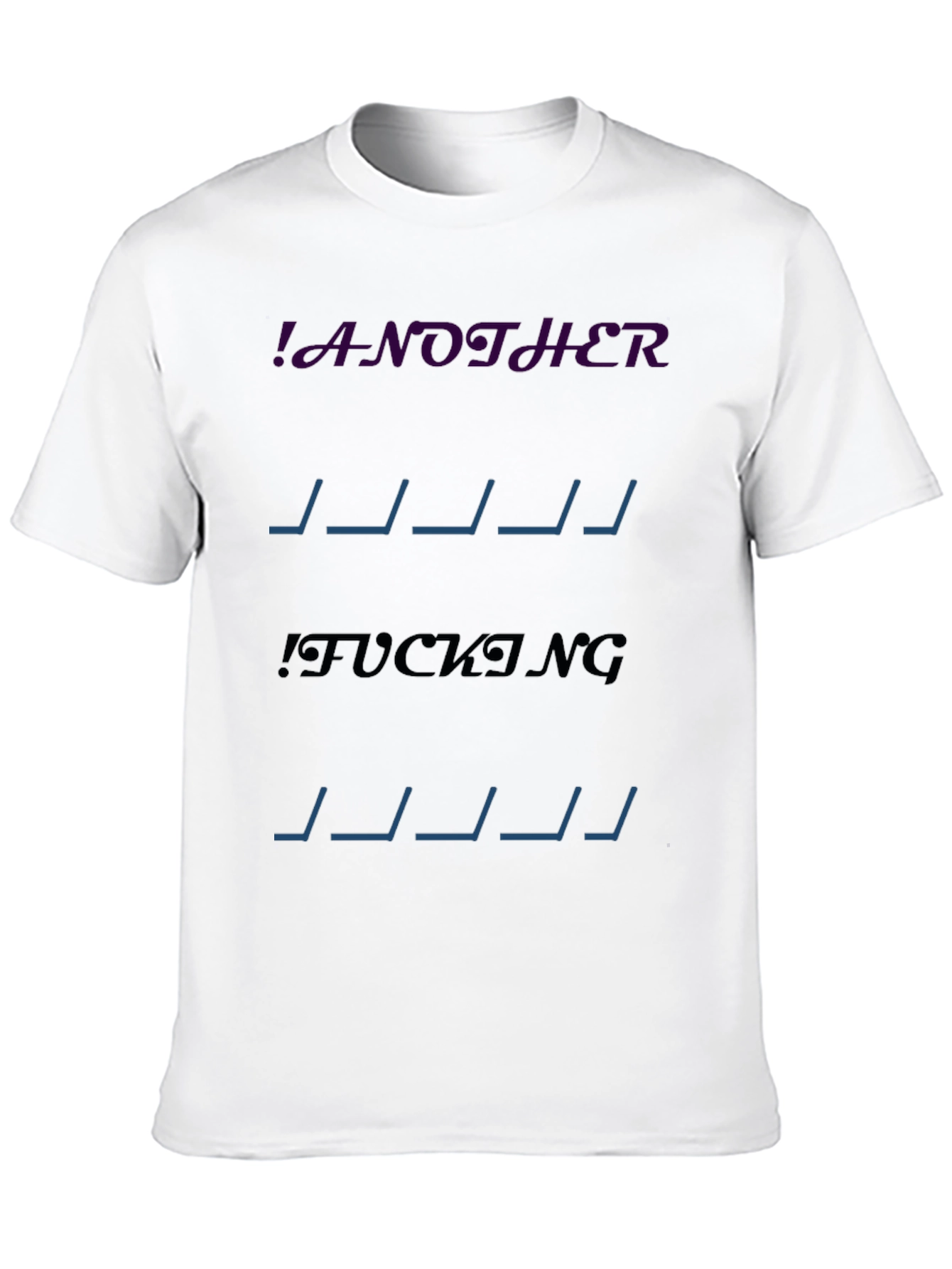 Edgy Graphic T-Shirt - Another Fucking Day