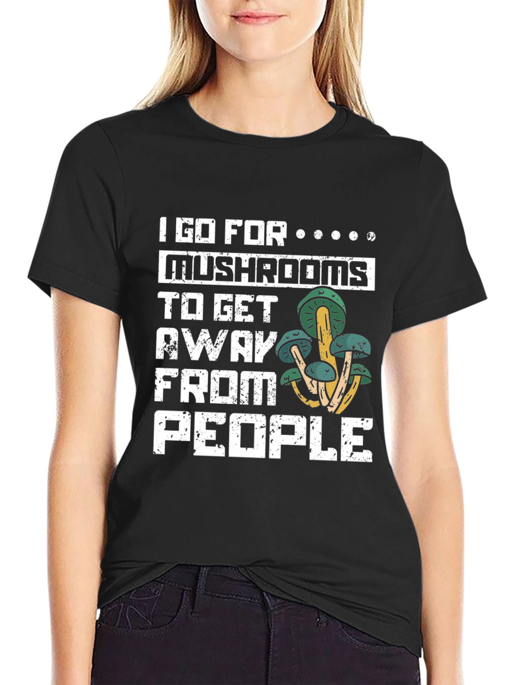 Mushroom Lover T-Shirt - Introvert Humor Tee