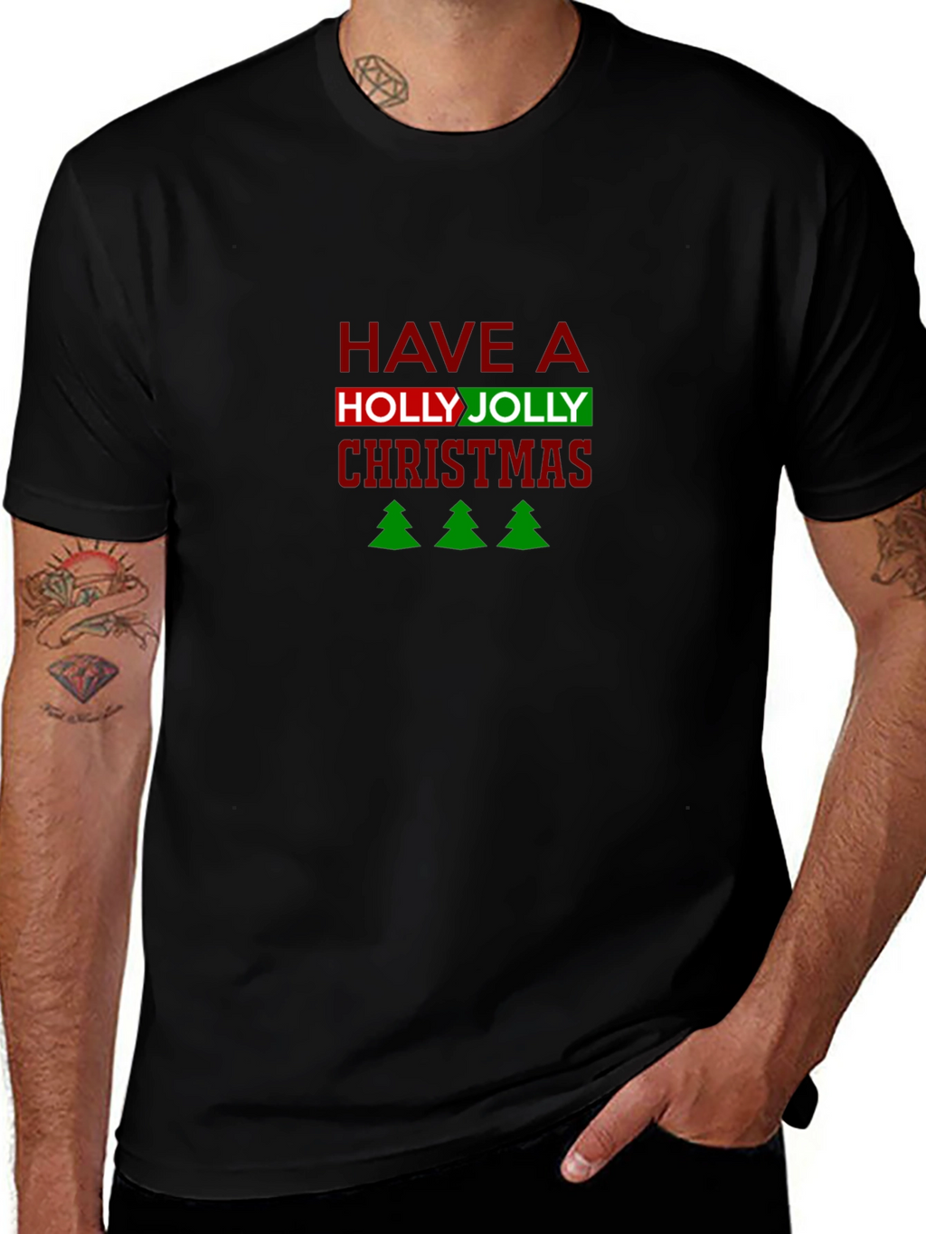 Festive Holiday Christmas Graphic T-Shirt