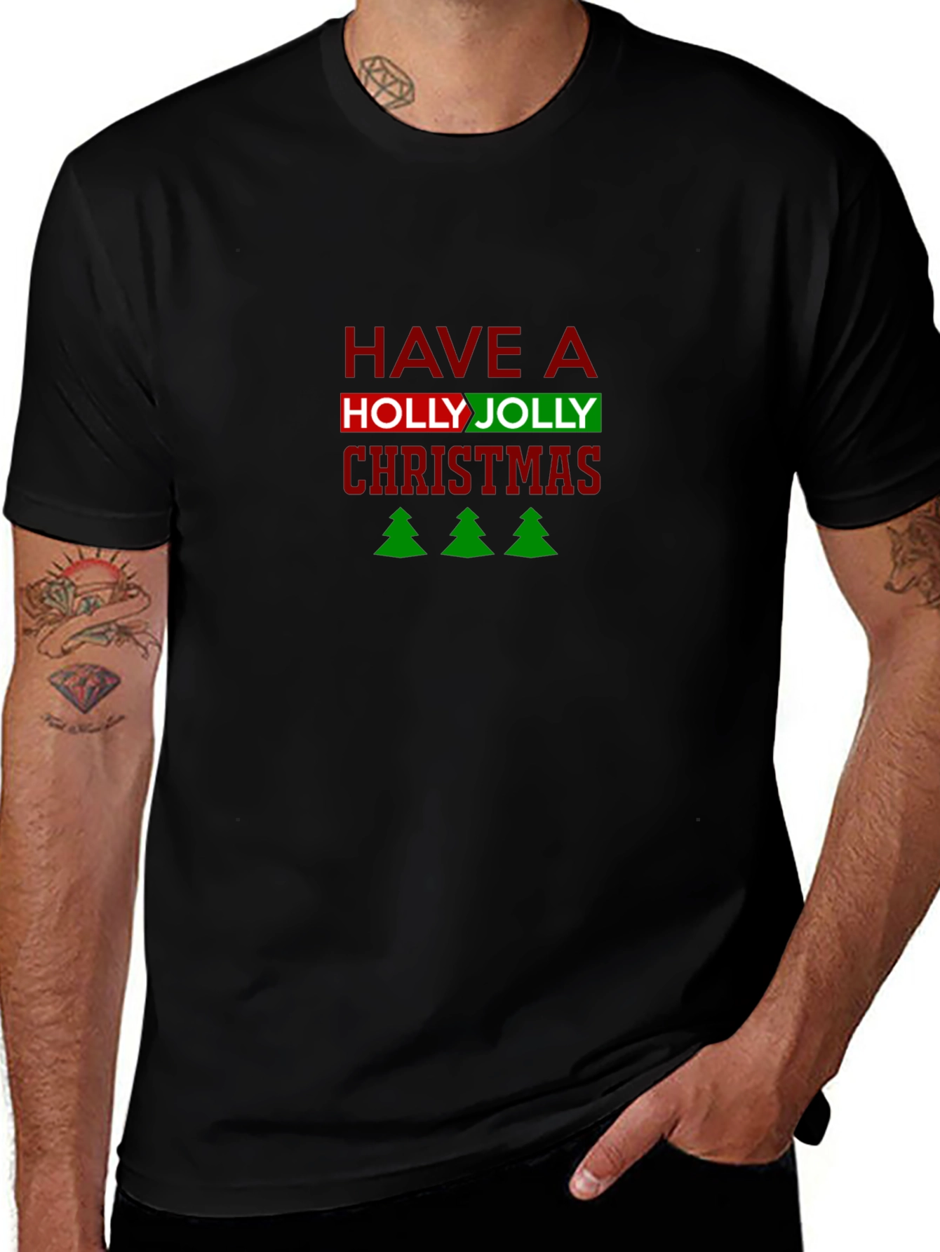 Festive Holiday Christmas Graphic T-Shirt