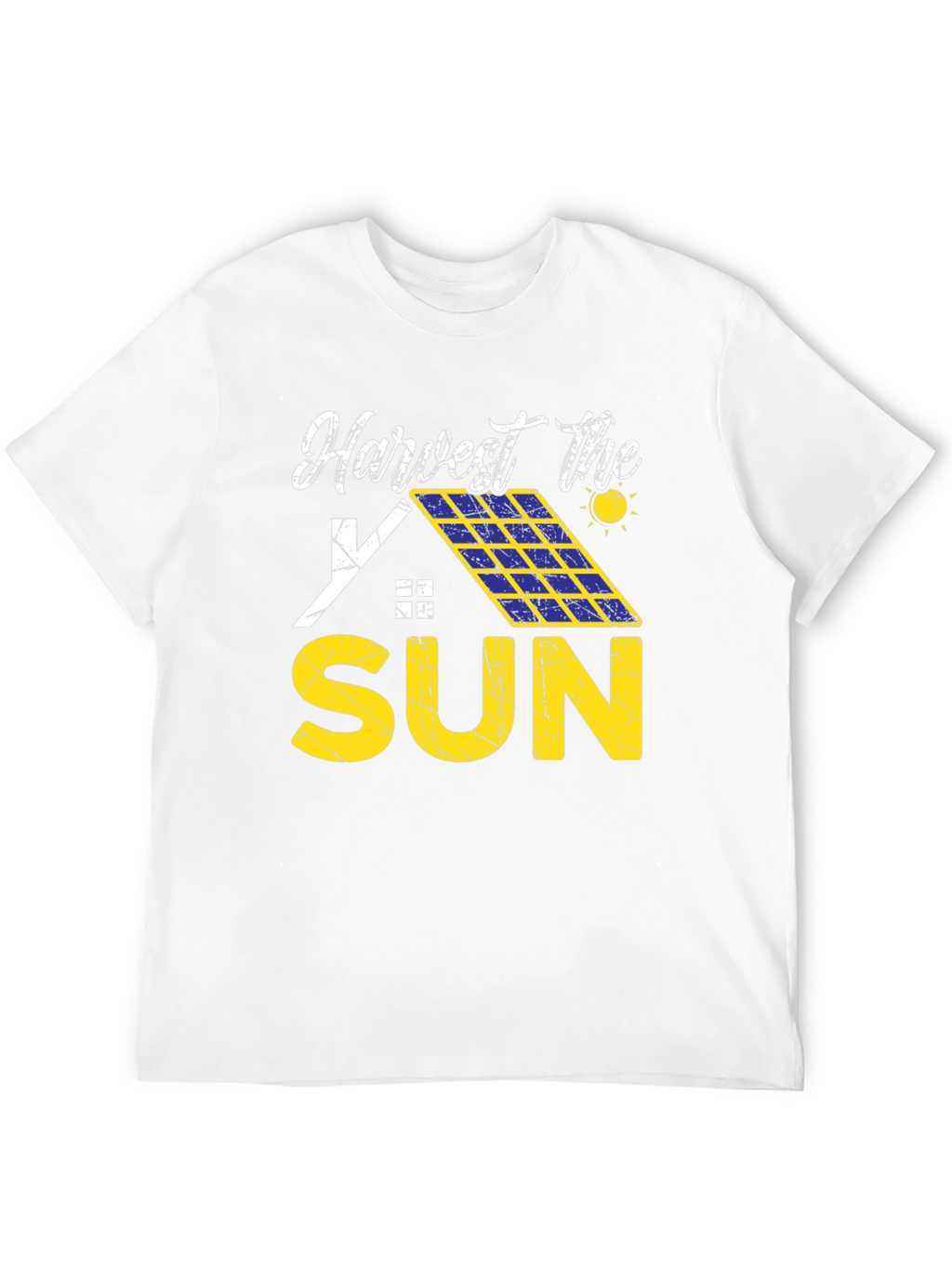 Harvest the Sun T-Shirt Solar Panel Design