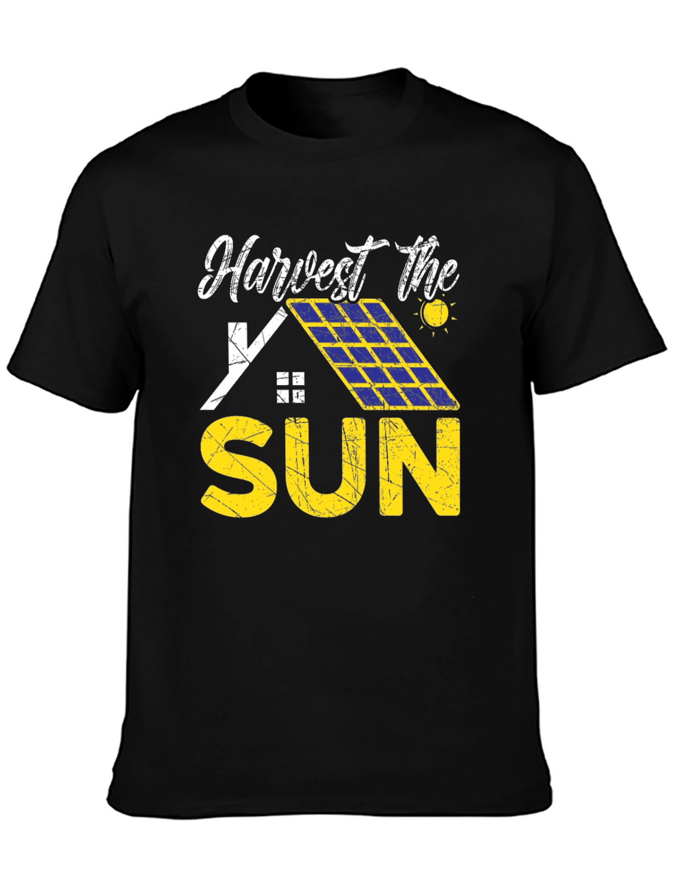 Harvest the Sun T-Shirt Solar Panel Design