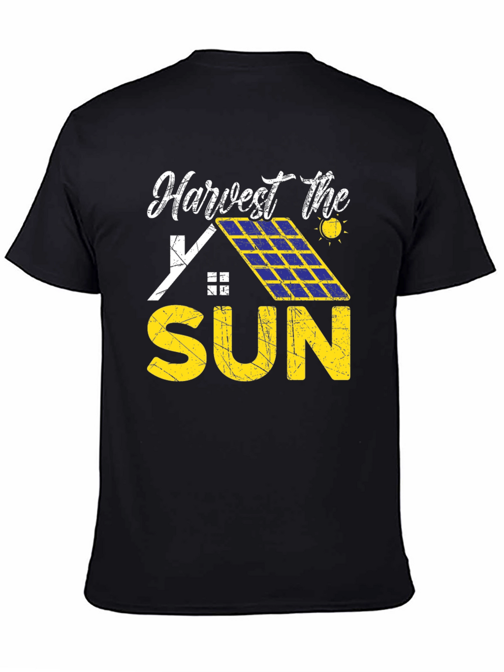 Harvest the Sun T-Shirt Solar Panel Design