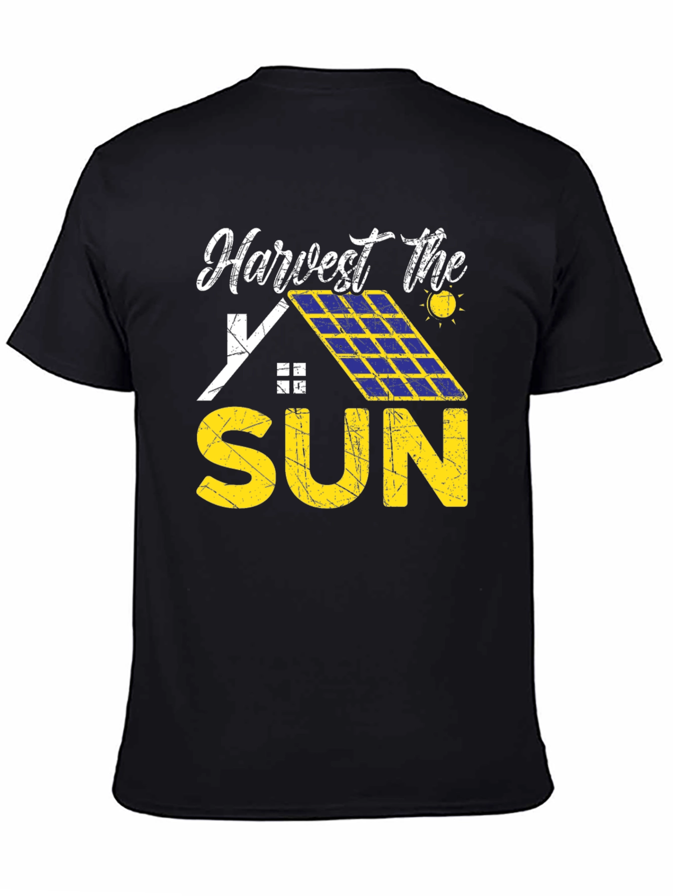 Harvest the Sun T-Shirt Solar Panel Design